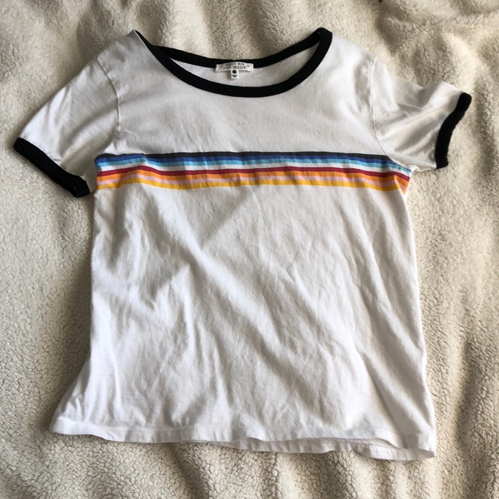 S scoop-neck t shirt